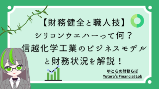 【財務健全と職人技】シリコンウエハーって何？信越化学工業のビジネスモデルと財務状況を解説！